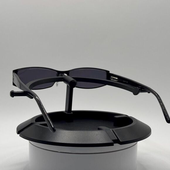 Vintage NOS Y2K Narrow Rhinestone Metal Eyeglass Frames with New Non-RX Sun Lens main image 12